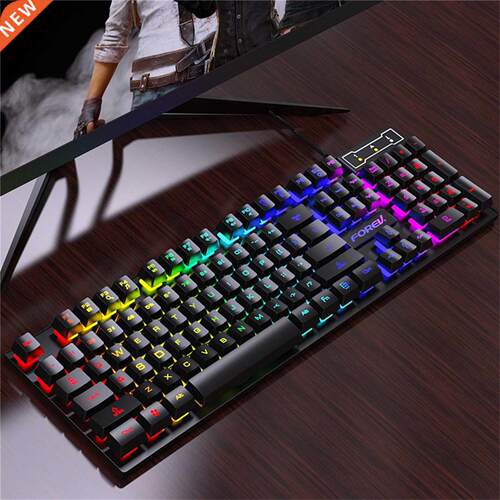 Gaming Keyboard Computer Keyboard Gamer PC Colorful Rainbow