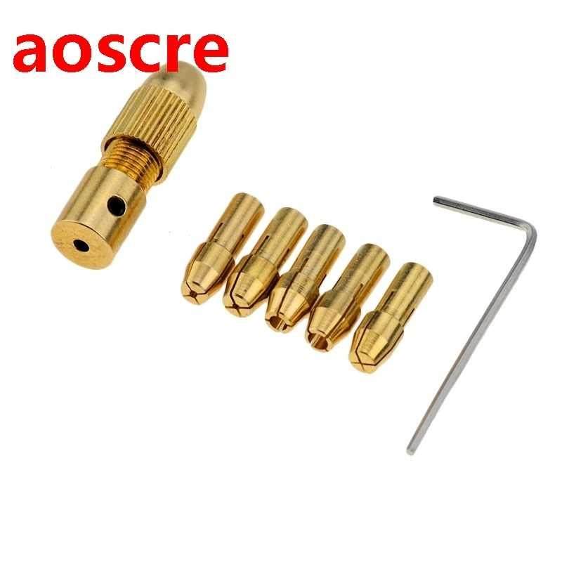 0.5mm-.0mm 6pcs/set Electric Motor Shaft Mini Drill Chuck