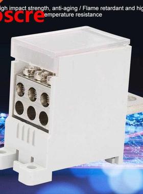 Terminal Block Connectors Terminals 1 in 6 out Circuit Break