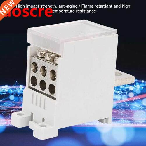Terminal Block Connectors Terminals 1 in 6 out Circuit Break