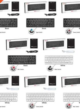 Wired Bluetooth 68 Keys with Anti-ghosting Design Mechanical