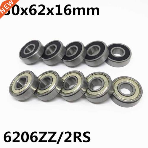 1pcs 6206ZZ 6206-2RS ball bearing 30x60x16mm deep groove bal