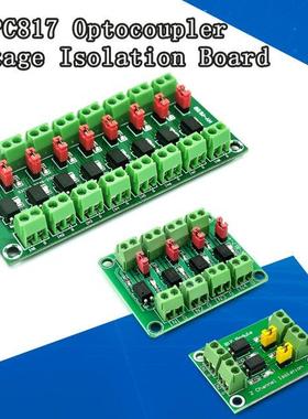 PC817 2/4/8 Channel Optocoupler Isolation Board Voltage Conv