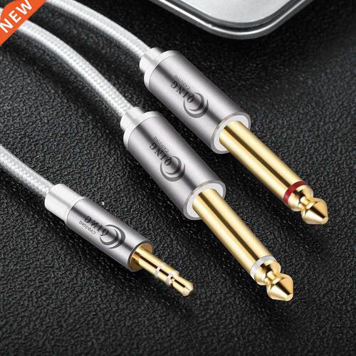 Jack Cable 3.5mm to Double 6.35mm Aux Cable 2mono 6.5 Jack