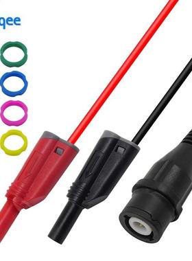 Cleqee P1204 BNC Male Plug to 4mm Safety Stacking Banana plu