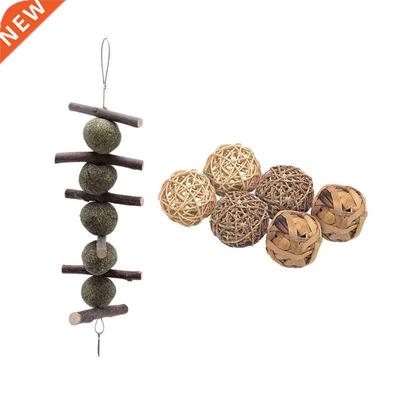 Pet Teeth Grinding Toys Hamster Rabbit Apple Tree Branch Gra