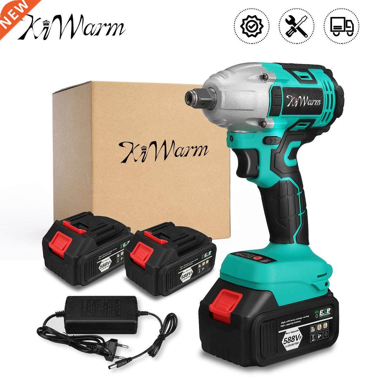 588VF 800N.M Brushless Cordless Electric Impact Wrench Power