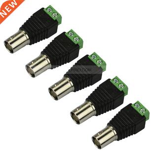 5pcs Coax CAT5 To Camera BNC Female Jack Video Balun Connect