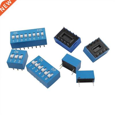 10Pcs Slide Type Switch Module 1P/2/3/4/5/6/7/8/10/12Pin 2.5