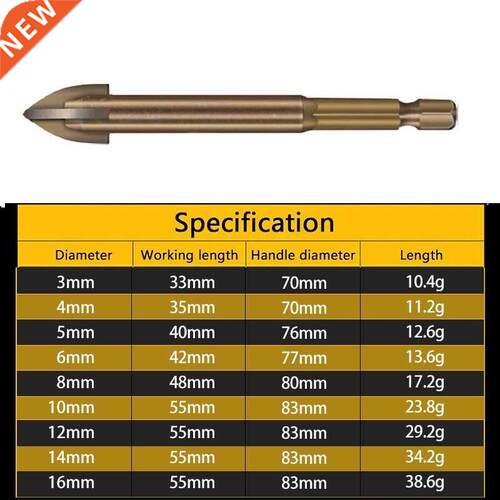 7PCS Drill Bit Tools Universal Drilling Tool Woodworking Too