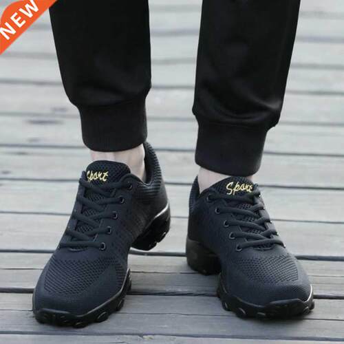 Mesh Jazz Shoes Men's Modern Soft Outsole Dance Sneakers