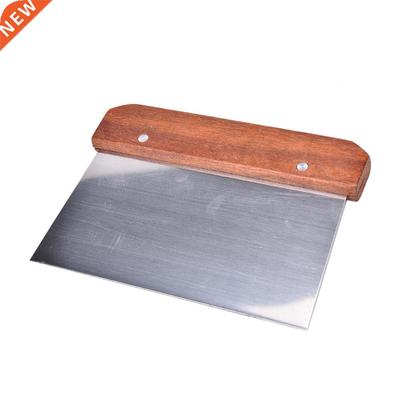 Wood Handle Stainless Steel Pastry Chopper Baking Pasta Spat
