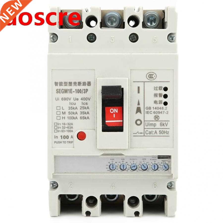 SEGM1E-100/3P Electronic Circuit Breaker 3-Phase 4 Wire Phas