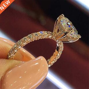 Fashion Women Jewelry Ring Elegant Crystal Rhinestones Ring