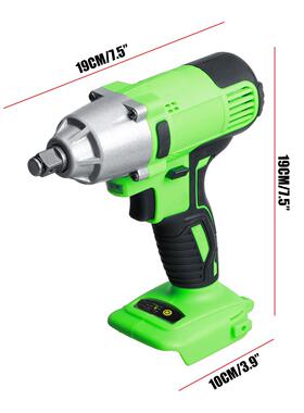 850N.m Brushless Electric Impact Wrench 1/2 Square Cordless