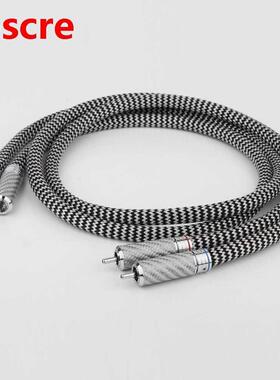 Pair X404TP Silver Plated Analogue RCA Audio Cable RCA Stere