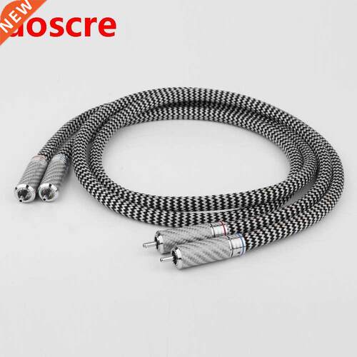 Pair X404TP Silver Plated Analogue RCA Audio Cable RCA Stere
