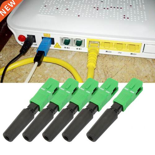 100pcs SC/APC Optic Fiber Embedded Quick Assembly Connector
