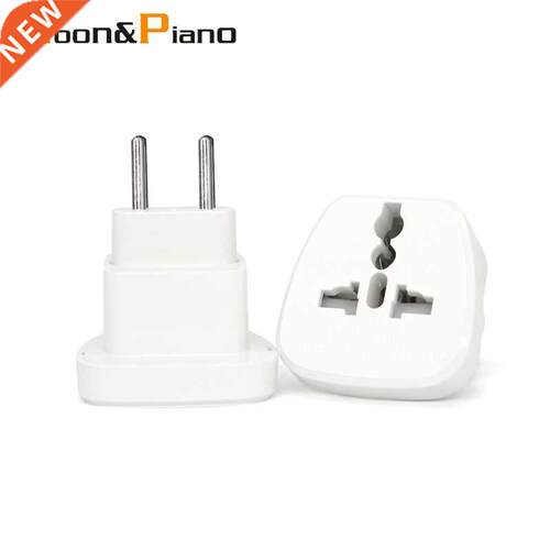 New Europe Adaptor UK US AU IT to EU AC Power Socket Plug Tr