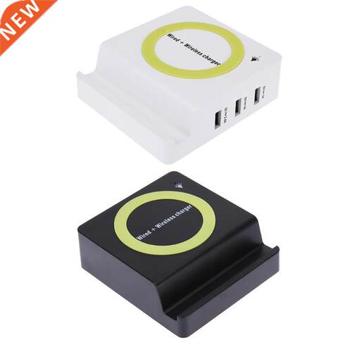 2 in 1 Chging Station DC 5V 3 USB Hub Ports Power Supply C