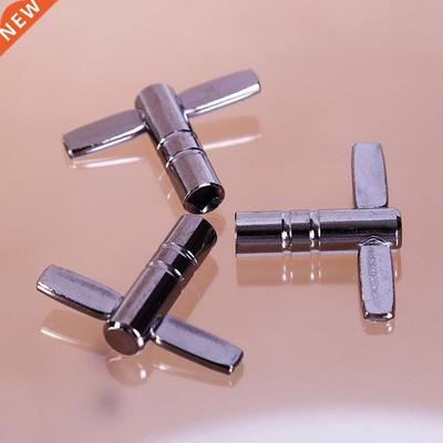 Drum Tuning Key Adjusting Wrench Silver Metal T-shaped 4 Squ