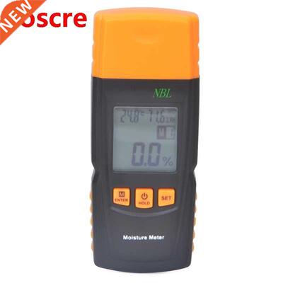 LCD Backlight Handheld Wood Moisture Meter Data Hold For Mea