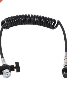 PCP Remote Hose Coil Line with Quick Disconnect 3000Psi Mi