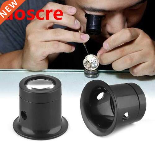 10X HD Mgnifying Glss Opticl Glss Lens Loupe Mgnifier M