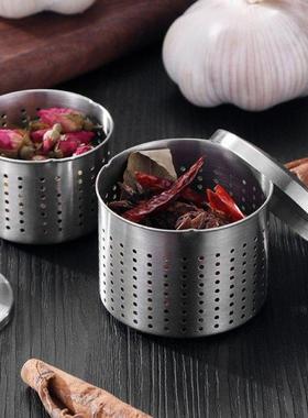 304 Stainless Steel Seasoning Bucket Effectively Tea Leak Ho