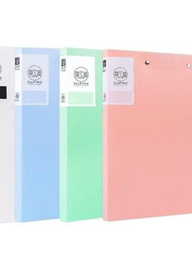 1Pc Larger Capacity A4 Document Holder A4 Size Punchless Bi
