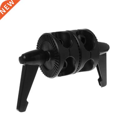Dual Swivelling Grip Head Double Angle Tilt Mount Wheel Clam