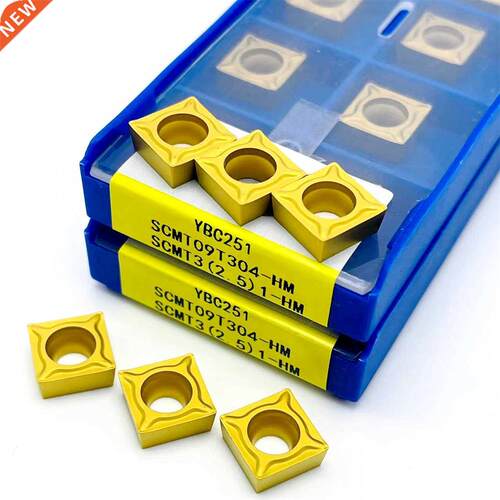 Free Shipping 10 Pcs SCMT09T304 HM YBC251 cutter insert carb