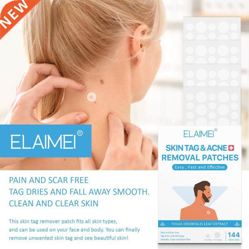 144 Pcs Hydrocolloid Acne Remover Patch Skin Tag & Acne