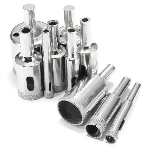 10pcs 6-30mm Diamond Coated Hss Drill Bit Set Masonry Drilli