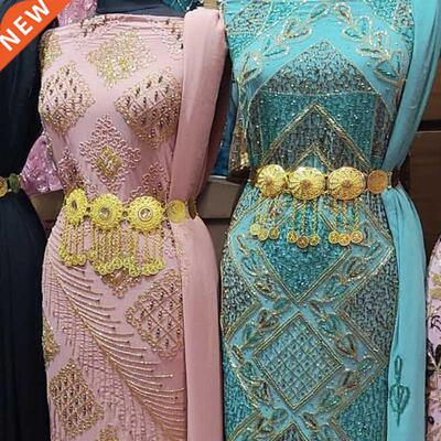 Arab Body Chain Coin Tassel Waist Chain Middle Eastern Bride