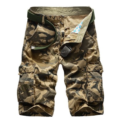 Camouflage Camo Cargo Shorts Men 2021 New Mens Casual Shorts