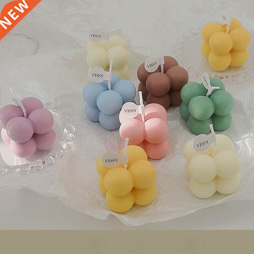 1pc Mini Cube Wax Fragrance Candle Bubble Soy Scented Candle