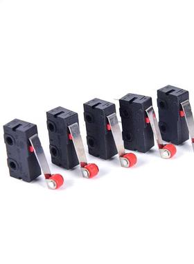 10Pcs Mini 3-Pin Tact Switch KW12-3 5A 250V Round Handle Clo