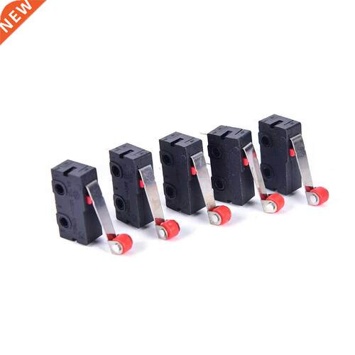 10Pcs Mini 3-Pin Tact Switch KW12-3 5A 250V Round Handle Clo