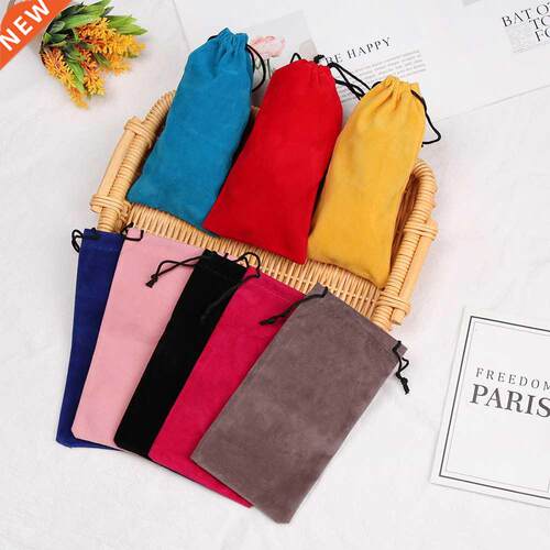 New Sunglasses Bag Drawstring Pouch Myopia Glasses Case Soft