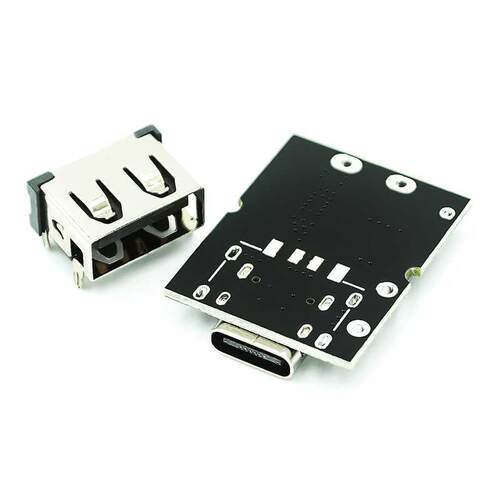 Type-C USB 5V 2A Boost Converter Step-Up Power Module Lithiu