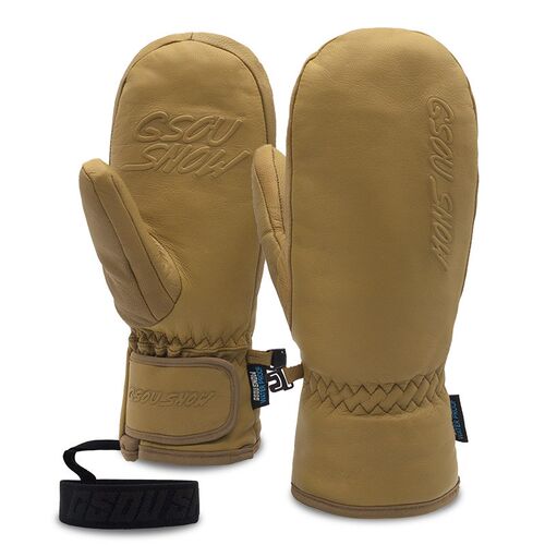 Men Women Skiing Gloves PU Waterproof Wear-resistant Winter