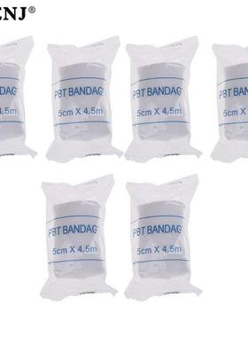 6 rolls/lot 5cmx4.5m PBT Elastc Bandage Frst Ad Kt Gauze