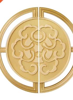 1 Pair of Semi Circular Handles Brass Gold Cabinets Handle f