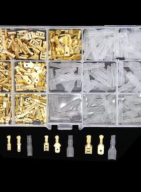 270PCS Insulated Male Female Wire Connector 2.8/4.8/6.3mm El