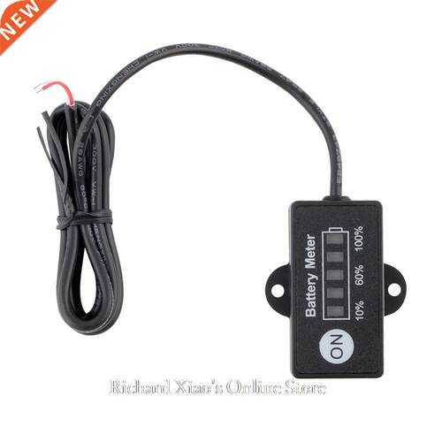 Lead Acid Battery Fuel Gauge Indicator Meter for 12 Volt SLA