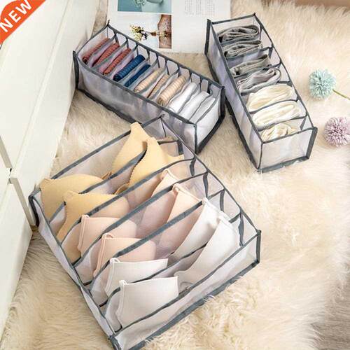 4 Pcs/Set Underwear Bra Organizer Storage Box 2 Colors Drawe