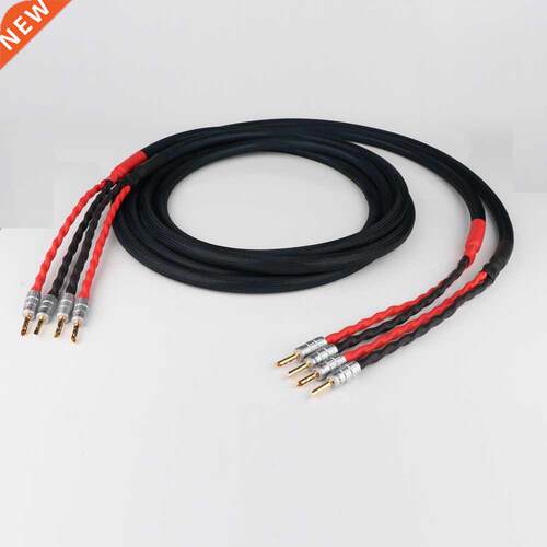L01 HIFI Silver-plated Speaker Cable Hi-end 4N OFC Speaker