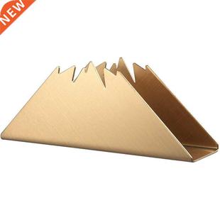 Gold Napkin Holder Modern Stainless Steel Cocktail Upright N