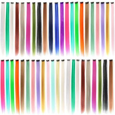 Clip In Hair Extensions Straight/Wavy Fringe Fake Hair Natur